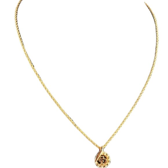 012172BV (L1) Christian Dior Necklace Chain Gold Metal - Picture 1 of 8